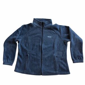 Columbia Women's Fleece Full Zip Jacket Size 2X Dark Gray